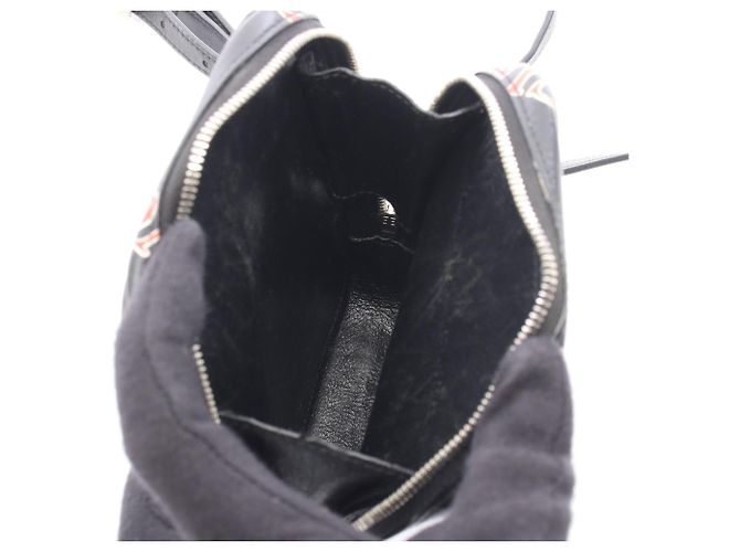 Portafono con zip Cash Balenciaga Nero Bianco Rosso - vista 3