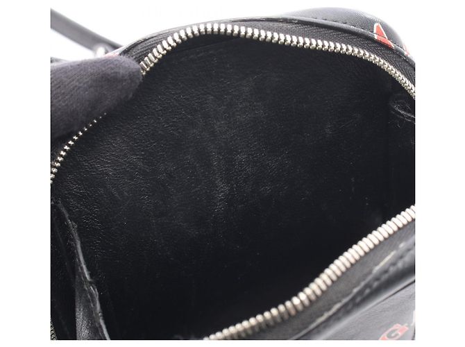Portafono con zip Cash Balenciaga Nero Bianco Rosso - vista 5