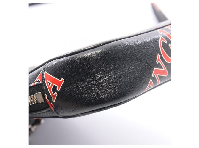 Portafono con zip Cash Balenciaga Nero Bianco Rosso - vista 7