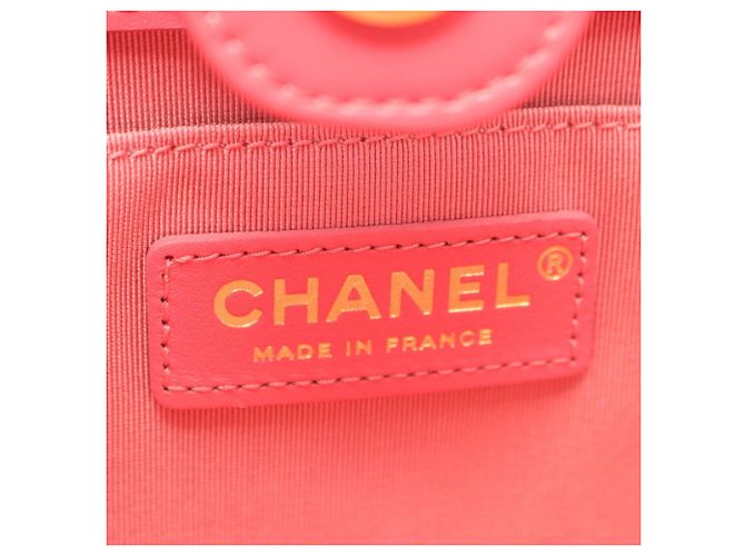Borsa a Spalla Chanel Matelassé Coco Mark Rosa - vista 4