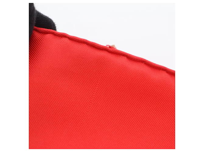 Sciarpa Hermès Carré 90 Eperon d'or Rosso Multicolore - vista 5