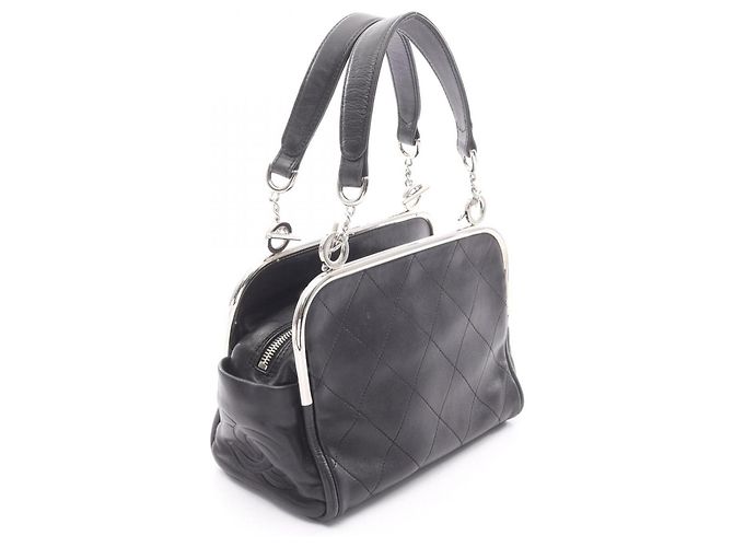 Chanel Matelassé Handtasche Schwarz - Ansicht 2