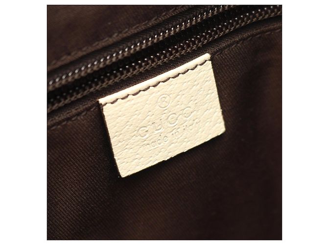 Borsa a Spalla Gucci GG Canvas Beige Crudo - vista 4