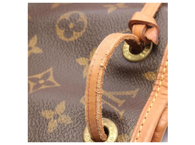 Zaino/borsa Montsouris MM Louis Vuitton Marrone - vista 10