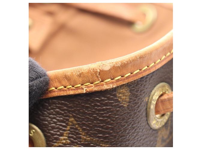Zaino/borsa Montsouris MM Louis Vuitton Marrone - vista 12