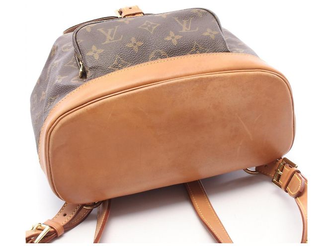 Zaino/borsa Montsouris MM Louis Vuitton Marrone - vista 7