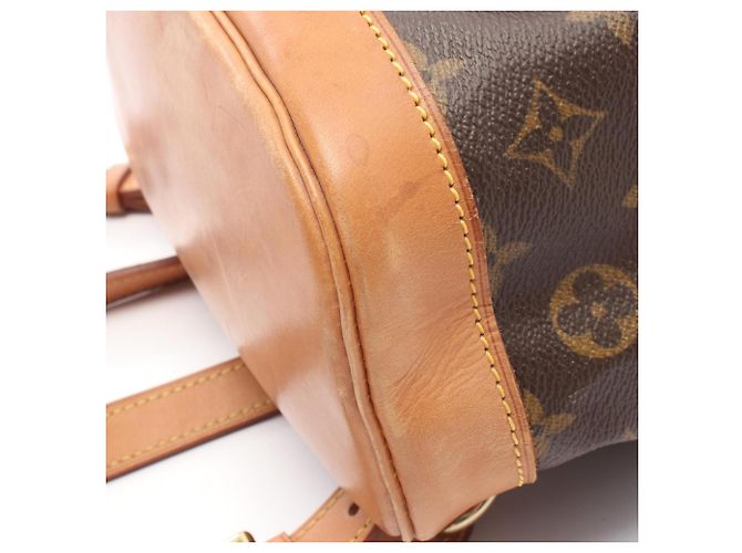 Zaino/borsa Montsouris MM Louis Vuitton Marrone - vista 8