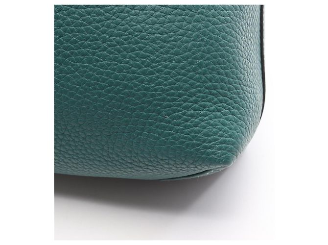 Hermès Double Sens 36 Tote Bag Blau Grün - Ansicht 11