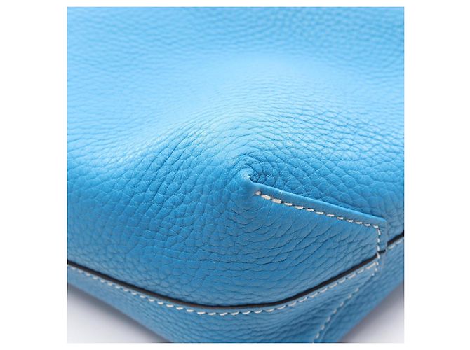 Hermès Double Sens 36 Tote Bag Blau Grün - Ansicht 8