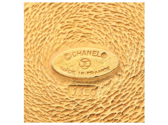 Spilla Logo Circle CAMBON di Chanel D'oro - vista 3