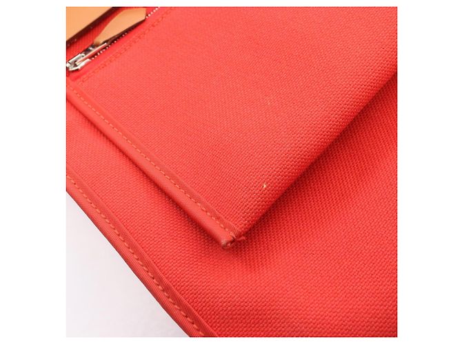 Hermès Hermes Herbag Zip PM 2-Way Handbag Brown Red - view 11