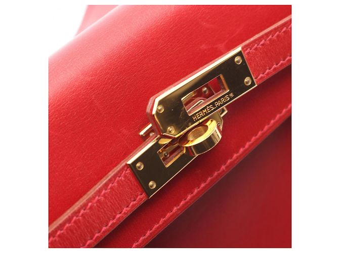Hermès Zaino/Borsa Hermes Kelly Ad PM Rosso - vista 10