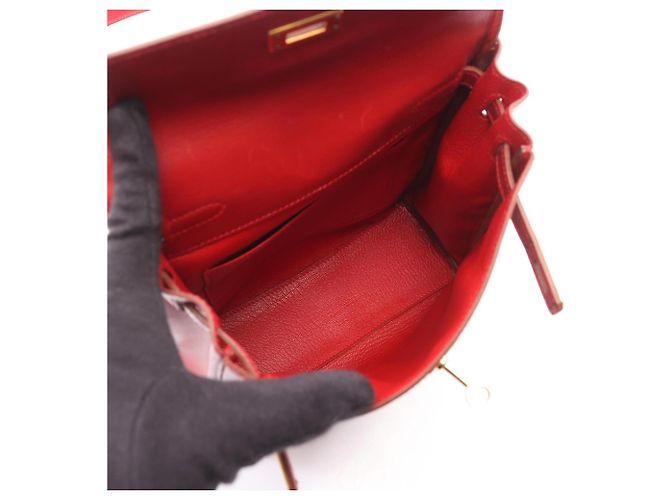 Hermès Zaino/Borsa Hermes Kelly Ad PM Rosso - vista 3