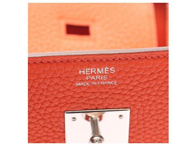 Hermès Birkin 30 Handtasche in Orange - Ansicht 4