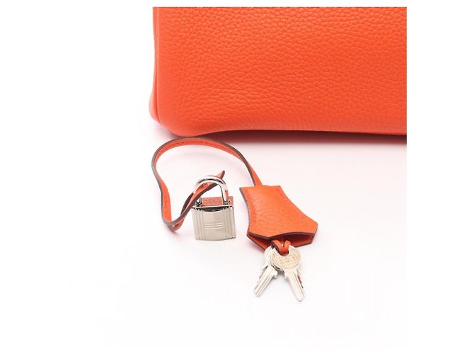 Hermès Birkin 30 Handtasche in Orange - Ansicht 6
