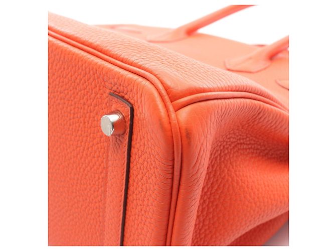 Hermès Birkin 30 Handtasche in Orange - Ansicht 8
