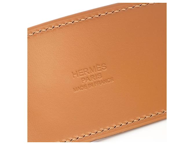 Hermès Collier de Chien Leder Gürtel Bordeaux - Ansicht 5