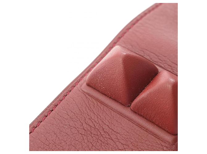 Hermès Collier de Chien Leder Gürtel Bordeaux - Ansicht 8