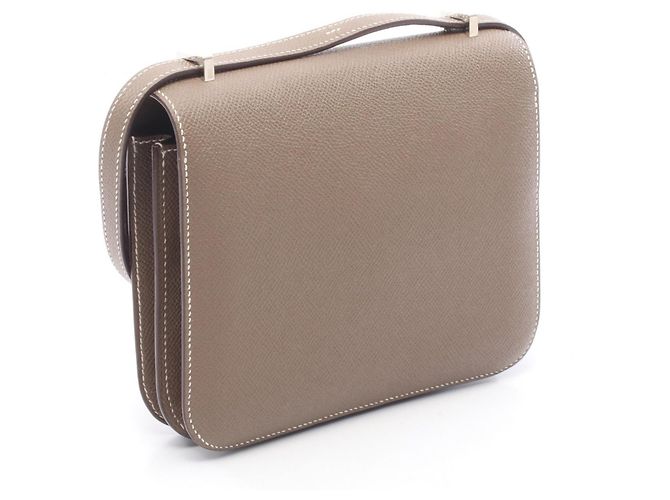 Borsa a Spalla Constance 3 Mini di Hermès Marrone - vista 2