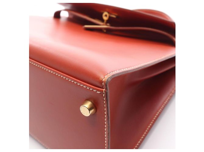 Borsa Hermès Kelly 32 marrone - vista 11