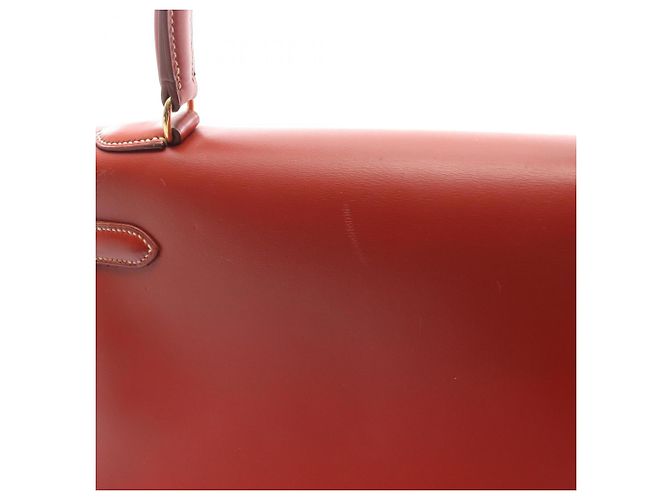Borsa Hermès Kelly 32 marrone - vista 14
