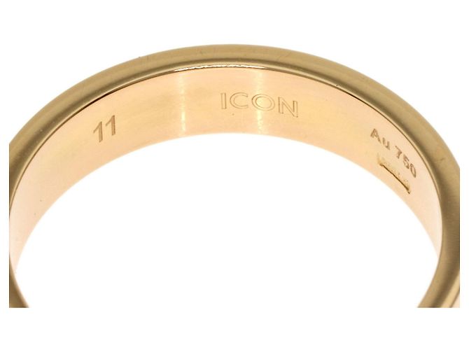 Anello Band Gucci Icon #11 in oro rosa 18K - vista 5