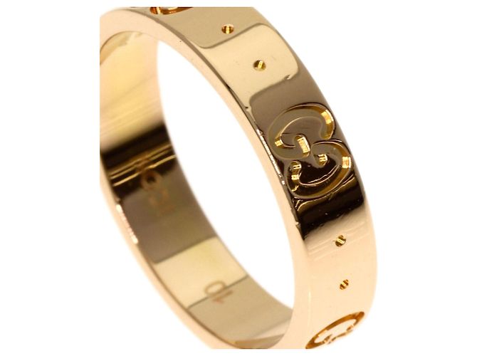 Anello Gucci Icon #10 in oro rosa 18K - vista 10