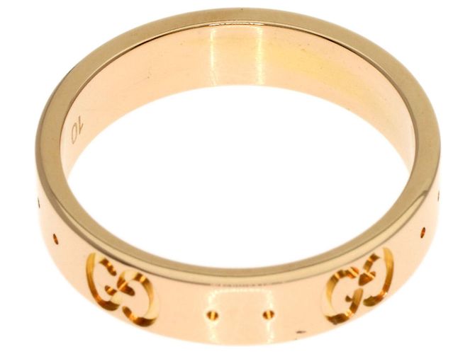 Anello Gucci Icon #10 in oro rosa 18K - vista 11