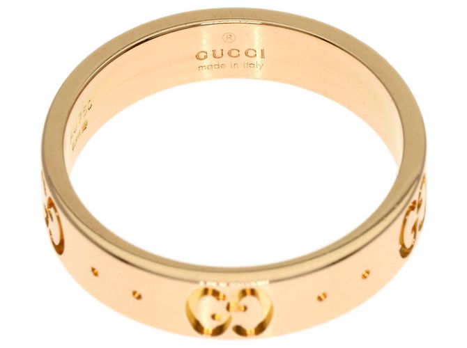 Anello Gucci Icon #10 in oro rosa 18K - vista 4