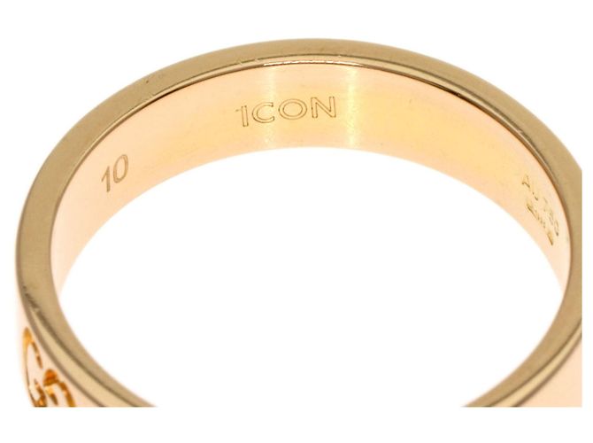 Anello Gucci Icon #10 in oro rosa 18K - vista 5