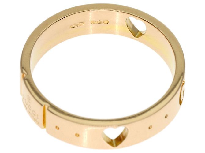 Anello Gucci Icon #9 in oro rosa 18K - vista 2