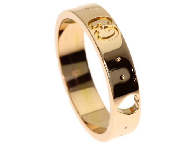 Anello Gucci Icon #9 in oro rosa 18K - vista 5