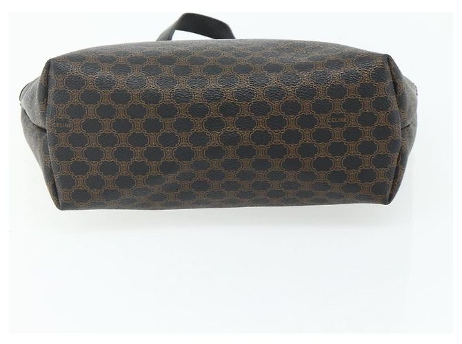 Céline Borsa a mano in tela Macadam CELINE in pelle PVC nera e oro Auth 178219A Nero D'oro - vista 5