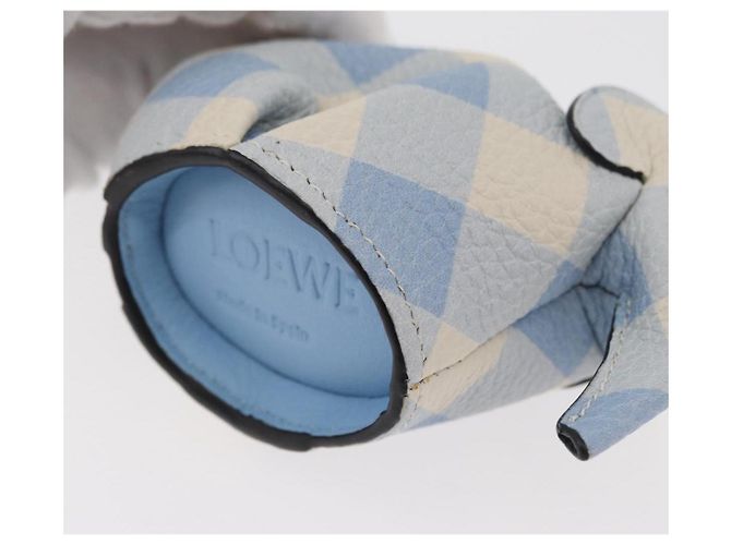LOEWE Portachiavi Elefante in Pelle Azzurro Chiaro Auth 178998SAM Blu chiaro - vista 14