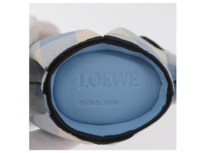 LOEWE Portachiavi Elefante in Pelle Azzurro Chiaro Auth 178998SAM Blu chiaro - vista 17