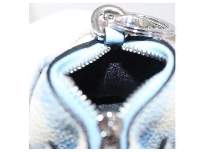LOEWE Portachiavi Elefante in Pelle Azzurro Chiaro Auth 178998SAM Blu chiaro - vista 18