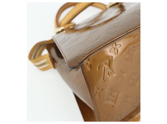 LOUIS VUITTON Borsa Forsyth Monogram Vernis Bronzo M91113 LV Auth bs34944 - vista 16