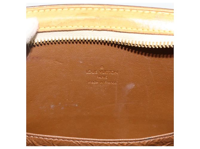 LOUIS VUITTON Borsa Forsyth Monogram Vernis Bronzo M91113 LV Auth bs34944 - vista 17