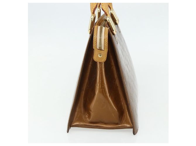LOUIS VUITTON Borsa Forsyth Monogram Vernis Bronzo M91113 LV Auth bs34944 - vista 4