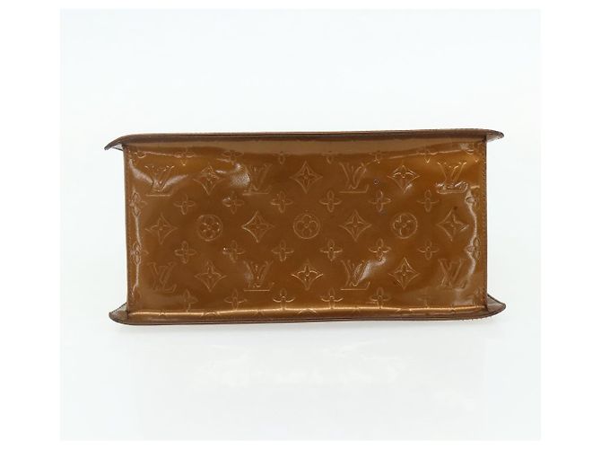 LOUIS VUITTON Borsa Forsyth Monogram Vernis Bronzo M91113 LV Auth bs34944 - vista 5