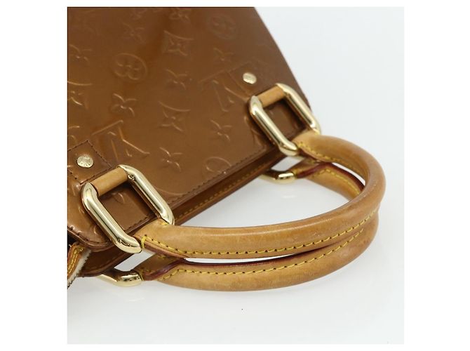 LOUIS VUITTON Borsa Forsyth Monogram Vernis Bronzo M91113 LV Auth bs34944 - vista 7