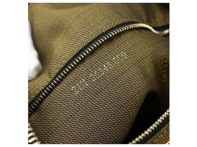 Bolso de mano de lona Zucca FENDI negro y marrón Auth bs34936 Castaño - vista 12