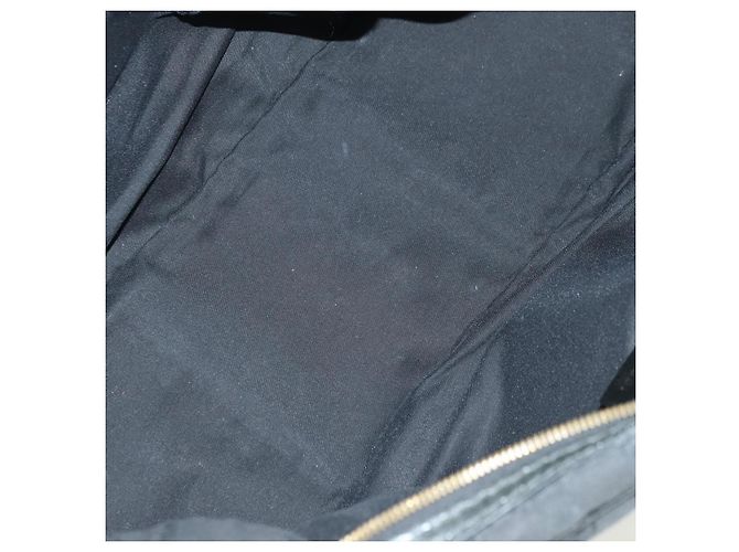 Borsa a mano in tela GG Gucci Nera Oro 211967 Auth 177510V Nero D'oro - vista 18