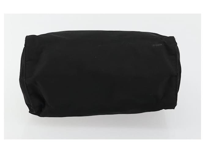 PRADA Borsa a mano con catena in nylon nero e oro Auth bs34582 D'oro - vista 5