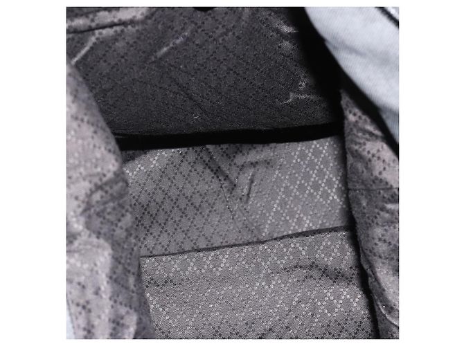Borsa a mano in nylon nero e argento Gucci Bamboo 002 2854 0412 5 Auth bs34591 - vista 17