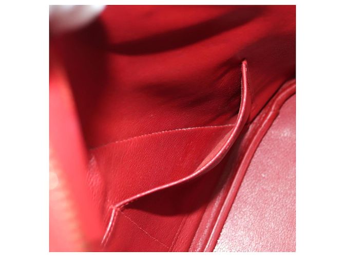 Hermès HERMES Ildvo Borsa a Mano in Pelle Rossa Oro Auth bs34829V Rosso D'oro - vista 19
