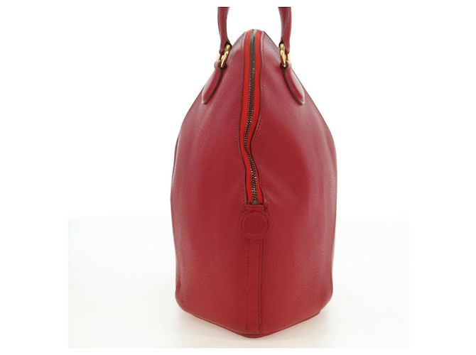 Hermès HERMES Ildvo Borsa a Mano in Pelle Rossa Oro Auth bs34829V Rosso D'oro - vista 4