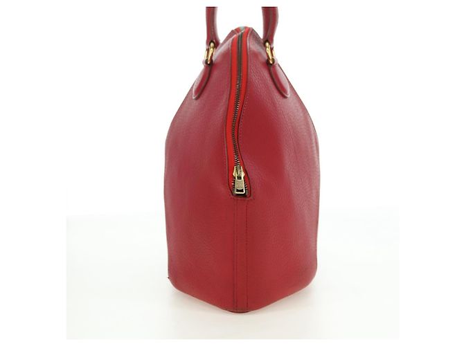 Hermès HERMES Ildvo Borsa a Mano in Pelle Rossa Oro Auth bs34829V Rosso D'oro - vista 5