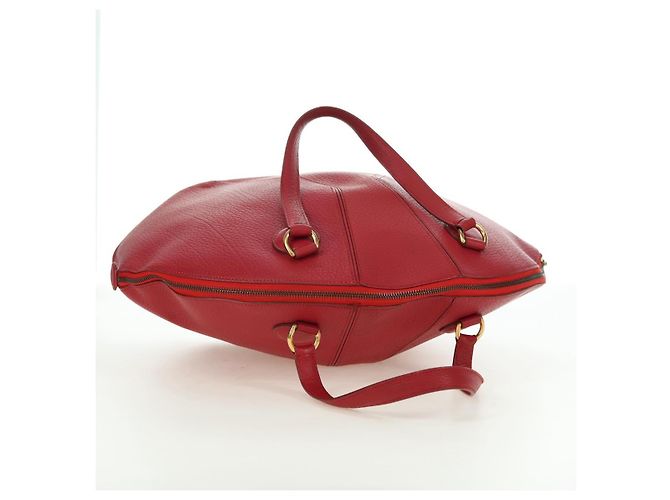 Hermès HERMES Ildvo Borsa a Mano in Pelle Rossa Oro Auth bs34829V Rosso D'oro - vista 6