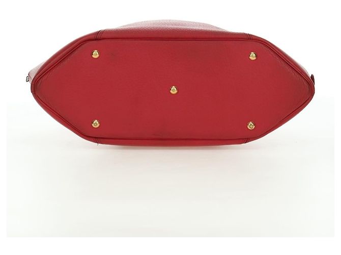 Hermès HERMES Ildvo Borsa a Mano in Pelle Rossa Oro Auth bs34829V Rosso D'oro - vista 9